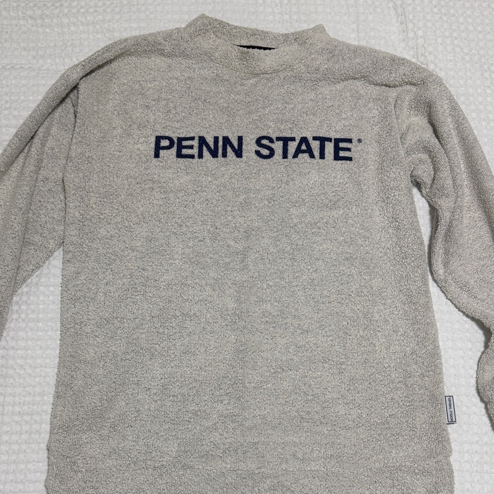 Woolly Threads Penn State Gray Crew Neck